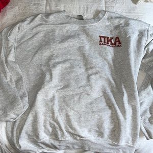 Pitt Pike crewneck grey/white